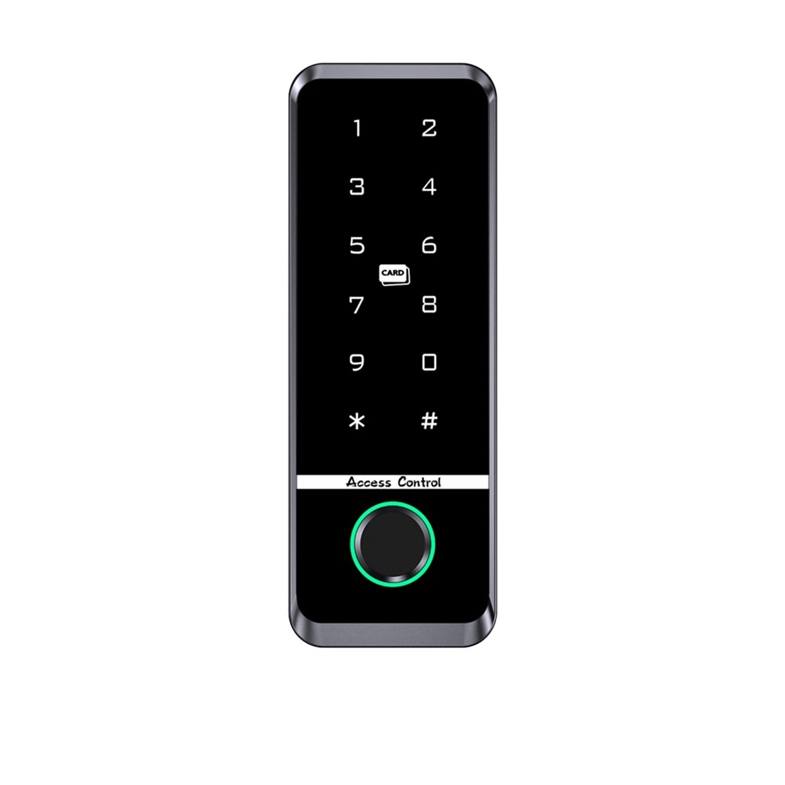 Serrure magnétique étanche IP66 avec lecteur d'empreinte et carte RFID