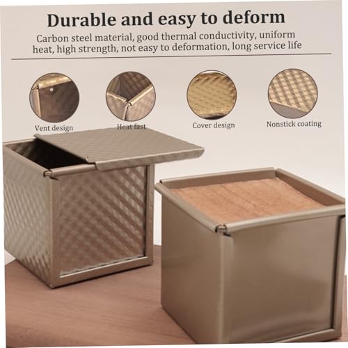 Moule à pain de mie Pullman cube Gcroet pour réussir vos mini toasts sans coller - 5
