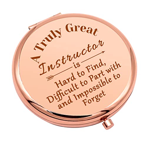 Instructor Appreciation Compact Makeup Mirror Gift for Women