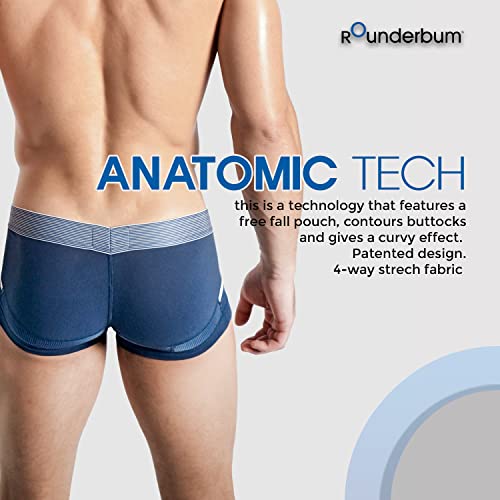 Rounderbum | Mens Underwear | Boxers Mini Trunk | Anatomic Tech - Shapewear Comfortable Cotton Underwear3