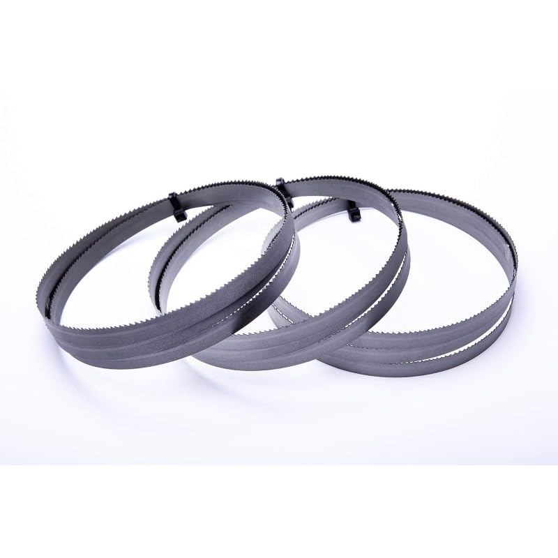 3 hojas de sierra de cinta bimetálica HSS 1140, 1140 mm, 13 x 0,65 mm, 8/12 TPI, M42, corte de metal bimetálico