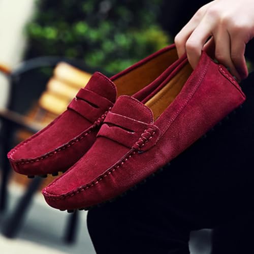 Plus Size Men's Moccasin Penny Loafers, Driving Shoes, Comfortable Non-Slip Slip-On Shoes, Men's Fashion Footwear for All Seasons3