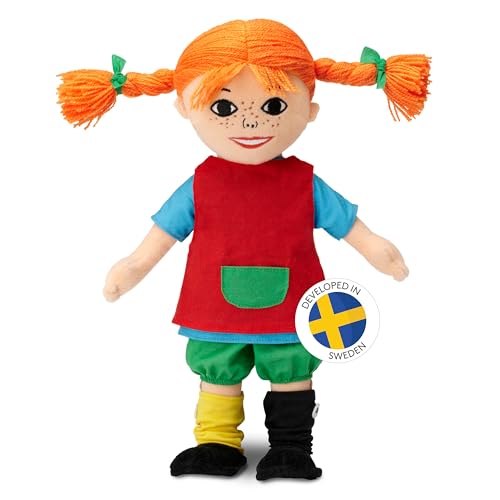 Pippi Langstrumpf Puppe 30 cm – süße Stoffpuppe als Baby Spielzeug ab...