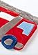 SIGIKID 42304 Aktiv-Knistertuch Feuerwehr PlayQ Mädchen und Jungen Babyspielzeug empfohlen ab Geburt rot, 1 Stück (1er Pack)