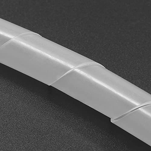 Mecion Tubo espiral, cabo espiral de 17,3 m, cabo de controle de PC para computador, diâmetro de 10