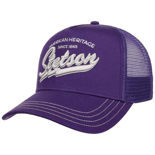 Image of Stetson Since 1865 Trucker Cap Men Purple 6 3 /4