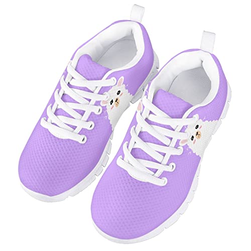 Yzaoxia Kids Tennis Shoes Girls Size 11-5 Mesh Breathable Sneakers Lace Up Running Shoes Sport Shoes3