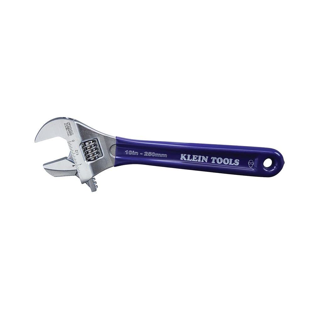 Klein Tools D86930 Clé à pipe/clé à molette réversible avec mâchoire extra-large 2 en 1 de 2,54-1,27 cm, 25,4 cm