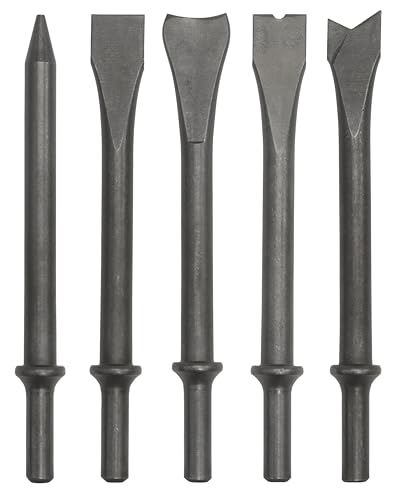 Sealey Air Chisel Set, 5pc, 170mm, .401" Shank - SA11C - Image 2