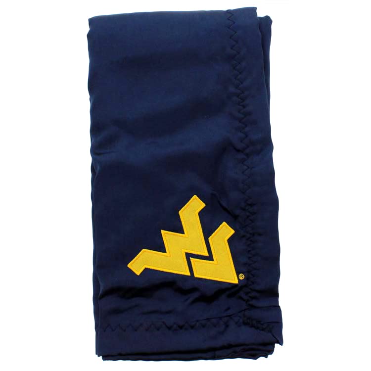 West Virginia Mountaineers Baby Blanket - Super Soft Silky Plush, 28x28 Inches - Officially Licensed - View #9