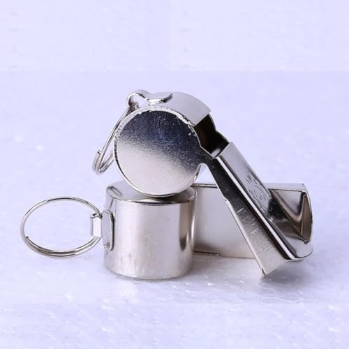 Silbato de metal inoxidable para árbitro deportes miniatura 7