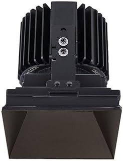 WAC Lighting R4SD2L-S840-CB Volta-36W 15 degree 85CRI 1 LED Sqaure Regressed Invisible Trim with in Contemporary Style-5.75 Inches Wide by 6.39 Inches High, Color Rendering Index: 80, Copper Bronze