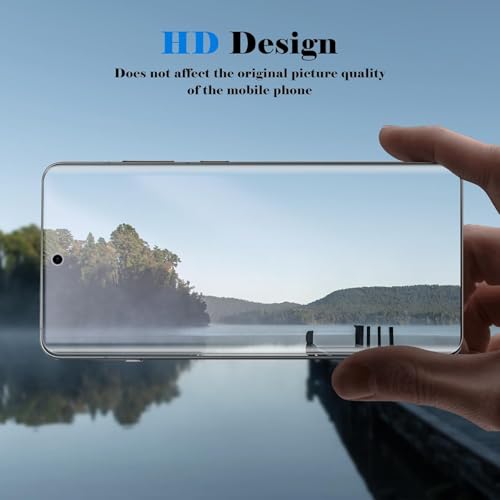 Image of EZ-GLAZ Screen Protector for OnePlus 13R (6.78 inch Curved Display) | HD Clear Flexible Film | Bubble-Free Easy Installation Kit | Scratch Resistant | Case Friendly (Pack of 2)