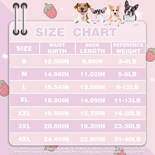 2 Pieces Washable Female Diapers With Suspender Comfort Reusable Doggy Diapers Reusable Puppy Sanitary Panties Dog Underwear Diaper For Small Girl Dogs In Period Heat (Pink&Purple, S) #TOP1