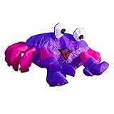 HQ Kites Bouncing Buddy Billy The Crab - Beach and Lawn Kite Decoration - Purple