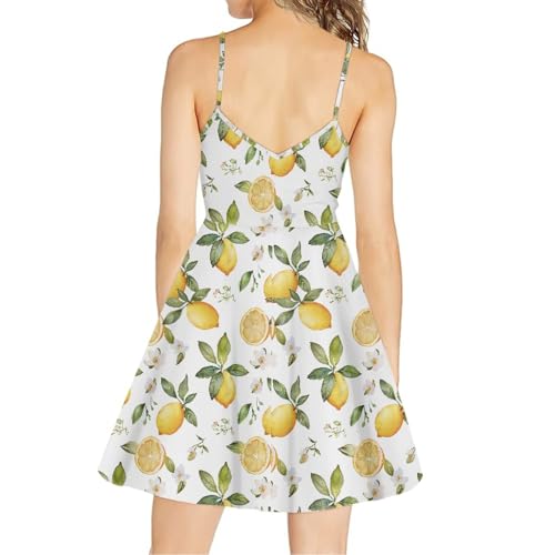Image of Coloranimal Women's Summer Sleeveless Casual Swing Dresses with Loose Fit Beach Sundress