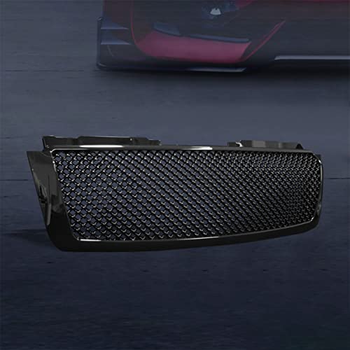 Blk Mesh Front Hood Bumper Grill Grille Abs Chevy Tahoe/Suburban/Avalanche #TOP1