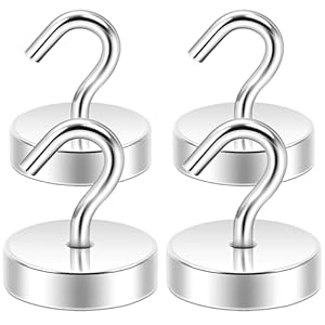 Neosmuk 30kg Neodym Magnethaken 4er-Pack