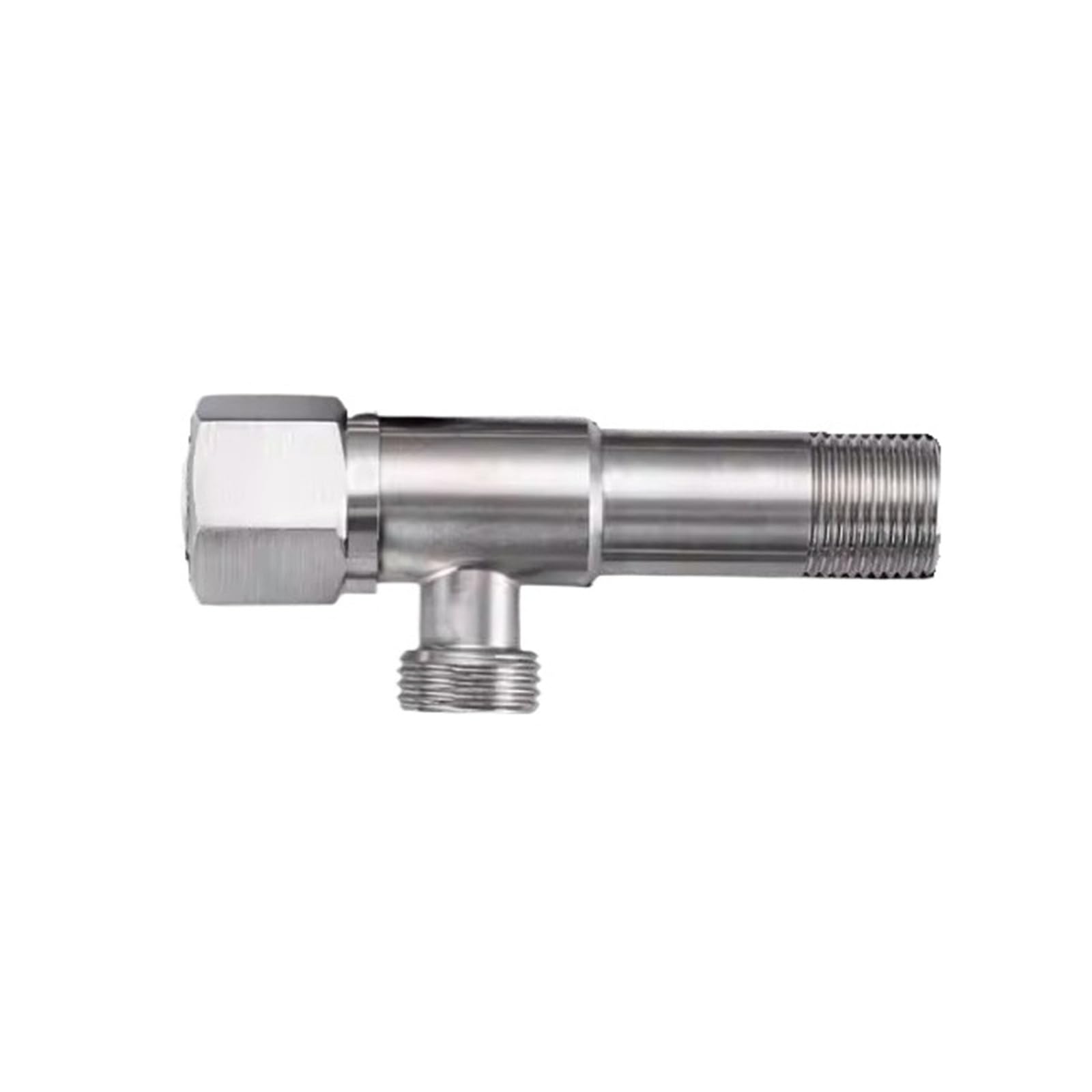 Bvhisehp 105Mm Cold Hot Water Angle Valve Dn15 G1/2 Thread 304 Stainless Steel Extended Inlet Valve For Water Heater Toilet(105Mm)