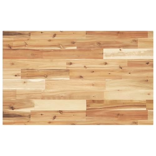 vidaXL Tablero Escritorio Madera Maciza Acacia sin Tratar 160x50x4 cm, encimera, encimera de baño, encimera de Garaje, encimera de Cocina