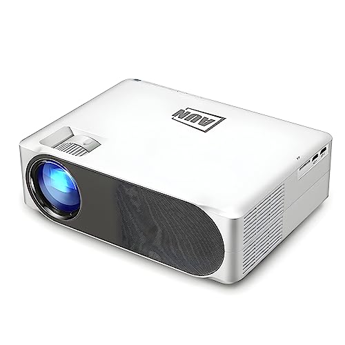 Image of AUN AKEY6 Full HD 4K Supported Android Version Projector, 6500 Lumen and Home Theatre 1080P for Compatible with TV Stick, Set Top Box, HDMI, USB, Laptop