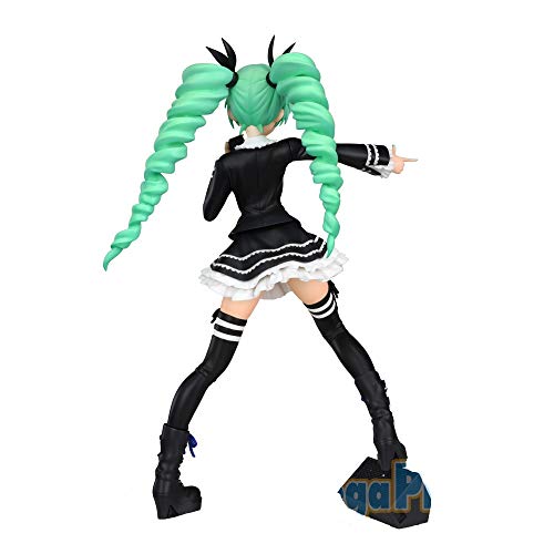 Sega Project Diva Arcade Future Tone Hatsune Miku Super Premium Action Figure Dark Angel, 9" #TOP1