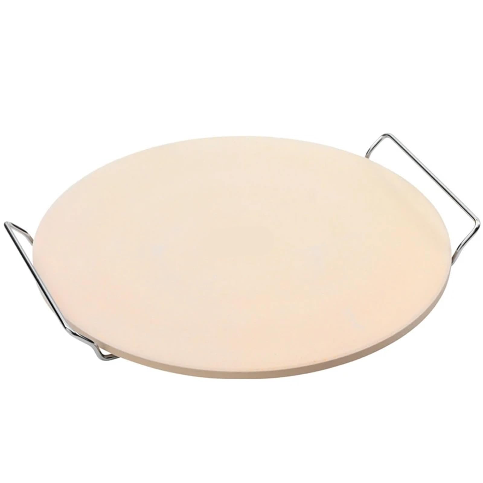 9/11/12/13/15'' Pizzasteinbrett, runde feuerfeste Keramik-Isolierplatte, Pizzapfanne, Pizzastein(15inch 380x11mm)