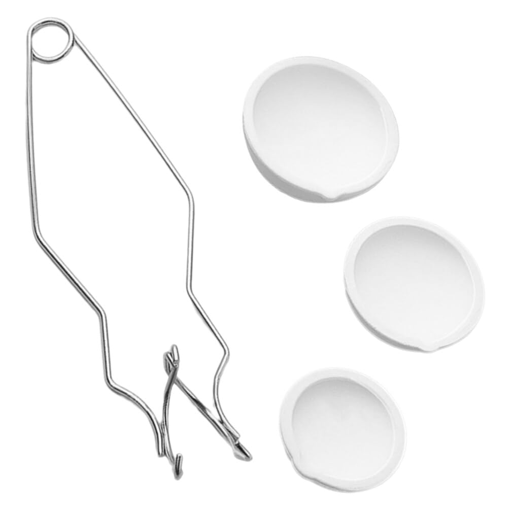 Graphitgießzange aus Stahl mit Langem Griff Hohe Korrosionsbeständigkeit und Komfortabler Halt für Labor und Heißes Schmelzen von Gold und Metallen