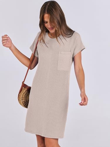 ANRABESS Womens Casual Summer Ribbed Knit Tunic Tshirt Mini Dresses 2025 Trendy Crewneck Short Sleeve Beach Loose Shift Dress3