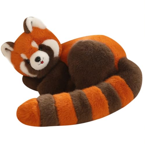 Peluche panda rouge 70cm : dites adieu aux nuits agitées avec ce grand oreiller