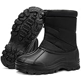 [SOARHOPE] スノーブーツ メンズ 防寒 防水 ブーツ スノーシューズ ウィンターブーツ 冬 雪 靴 アウトドア レッキング シューズ 男性 防水 裏起毛 ボア 保暖 滑り止め カジュアル 通勤