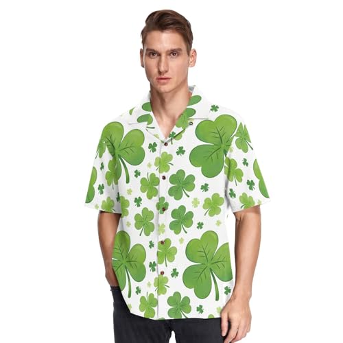 Chemise hawaïenne boutonnée homme manches courtes style urbain décontracté S