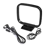 AEDIKO 75 Ohm FM Antenna FM Radio Antenna and AM Loop Antenna for Pioneer Onkyo Yamaha Marantz Indoor Home Stereo Receiver AV Audio Home Theater Receiver Power