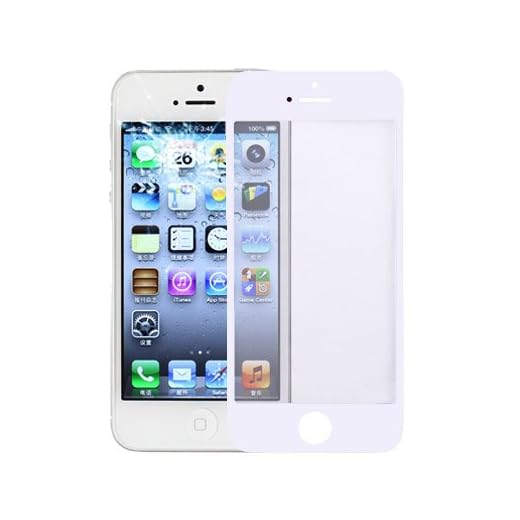 word ek reservdel display främre glas Apple iPhone 5/iPhone 5S pekskärm framsida vit