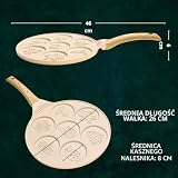 Erreke Patelnia do Naleśników Nieprzywierająca, Wzór Świąteczny, Indukcja