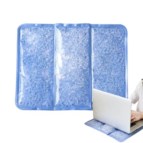 Coussinets de refroidissement à gel thermorégulateur et tapis de siège pliable