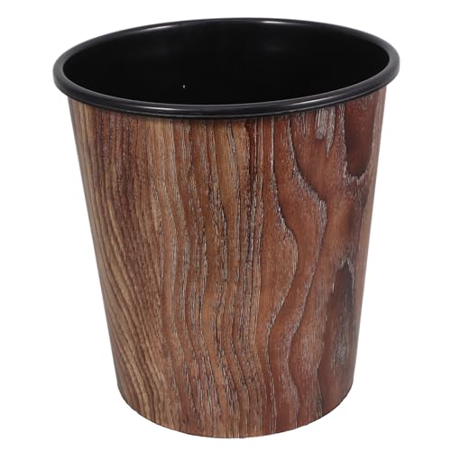 Caneca de basura madera con capacidad 7 L