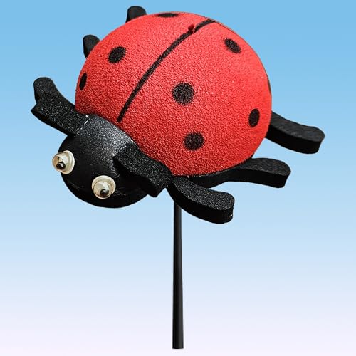 Cooltoppers Ladybug Car, Truck, and SUV Antenna Topper Decor Auto Accessory
