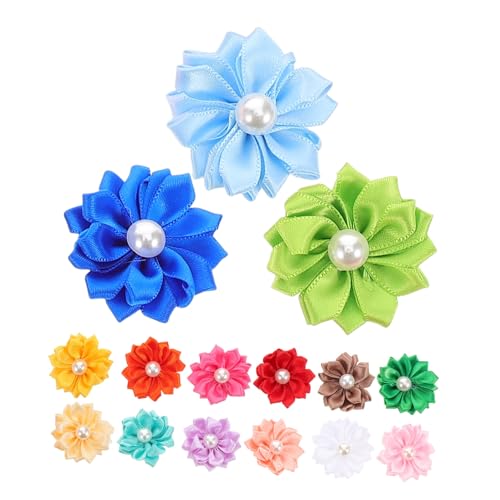 ROMISBABA 20個花柄 用ヘア と犬用 や 花 の 髪飾り お出 やパーティーに