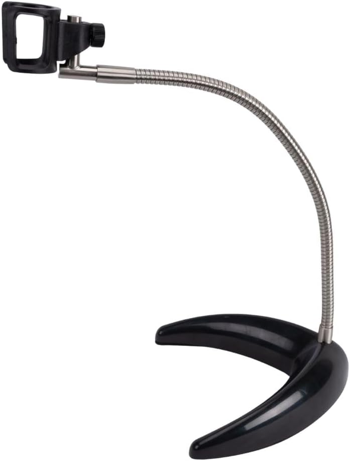 Dunwell Tech, Inc MS22B Flex-arm Desktop Stand (Black), ~16 Inch Height - Designed for Dino-Lite AM2111, AM3111, AF3113, WF3113, and Casual Use