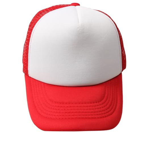 Image of TZ Promise Men Women Foam Trucker Hat Mesh Cap Solid Colors Lightweight with Adjustable Snapback Collection