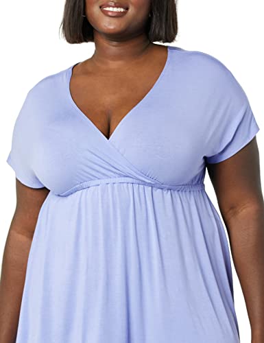 Image of Amazon Essentials Women's V Neck Elastic Waist Surplice Dress (Available in Plus Size)