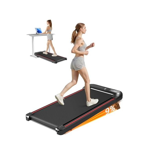 CURSOR Cinta de Correr con Inclinación 9%/15%,Walking Pad 8KM/H Amortiguación Multietapa,Cinta de Andar para Casa con Motor Silencioso de 2.5HP,Máximo 136KG
