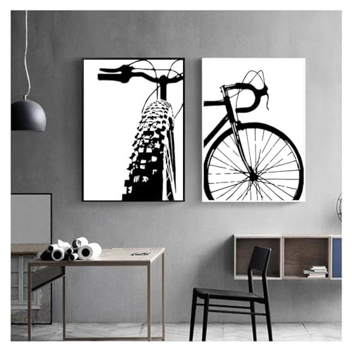 Impression vélo art mural de motivation pour une décoration de chambre d'enfant