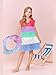 Girls Hollow Out Knitted Swimsuit Cover Up Kids Fashion Split Hem Coverups Beach Dress 7-14 Years