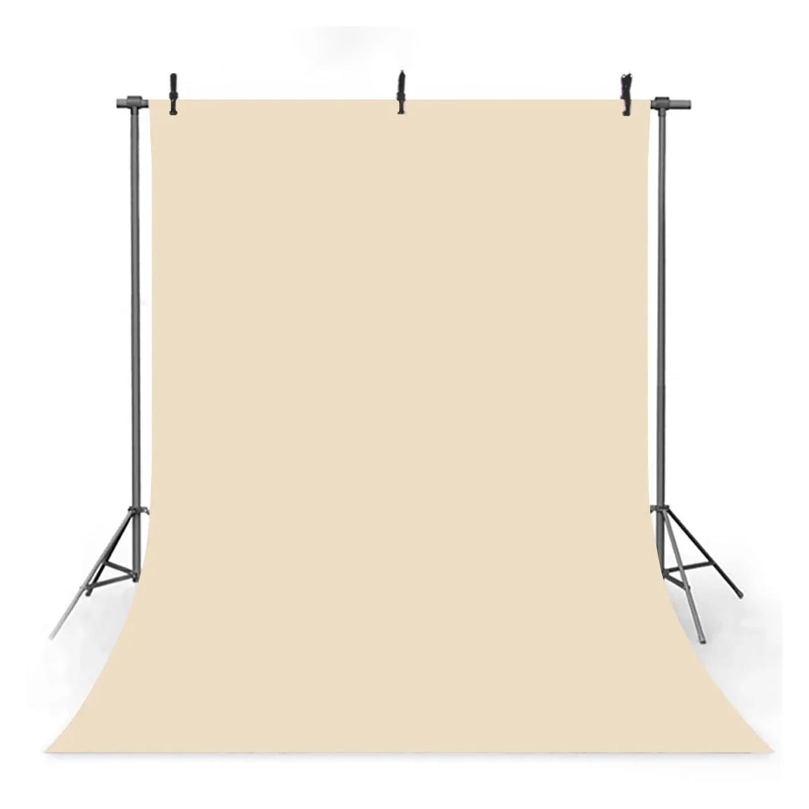 Fondo de fotografía Beige Color sólido, Retrato Adulto, Fondo fotográfico, decoración Estudio cumpleaños(Polyester 180x270cm)