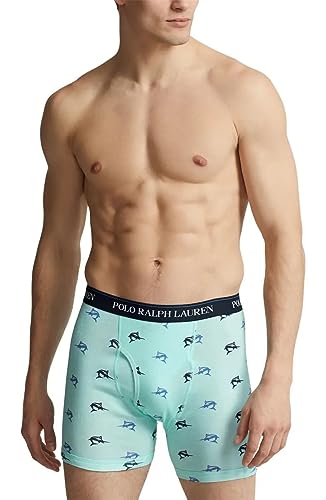 POLO RALPH LAUREN 3 pack boxer briefs x-large Liberty/Soft Aqua/Vineyard Green3
