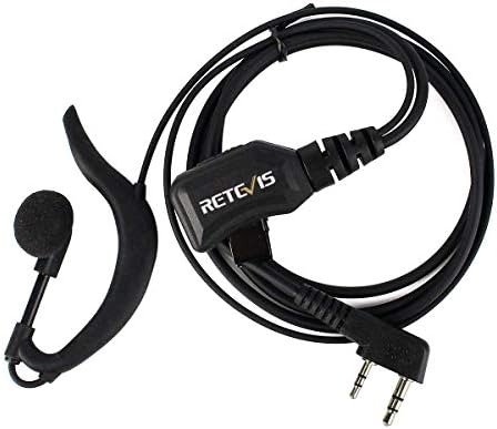 Retevis Walkie Talkie Earpiece with Mic, G Shape, for RT22/RT68/RT21/H777 Alternate view