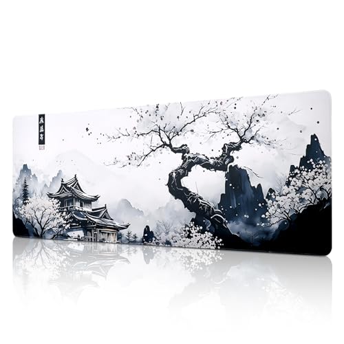 Yimomoyi XXL Gaming Mauspad - 1200 x 400 x 3mm Mousepad - Schunterlage Large Size - verbessert Präzision und Geschwindigkeit Hochwertiger Gummi Mouse Pad
