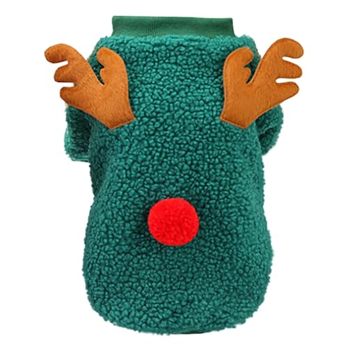 Izefia Hund Pullover Kostüm Weihnachtskleidung Geschenk Fleece Wolle...